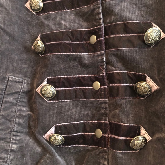 Free People Atlas Corduroy Military Bomber Jacket - Picture 8 of 12